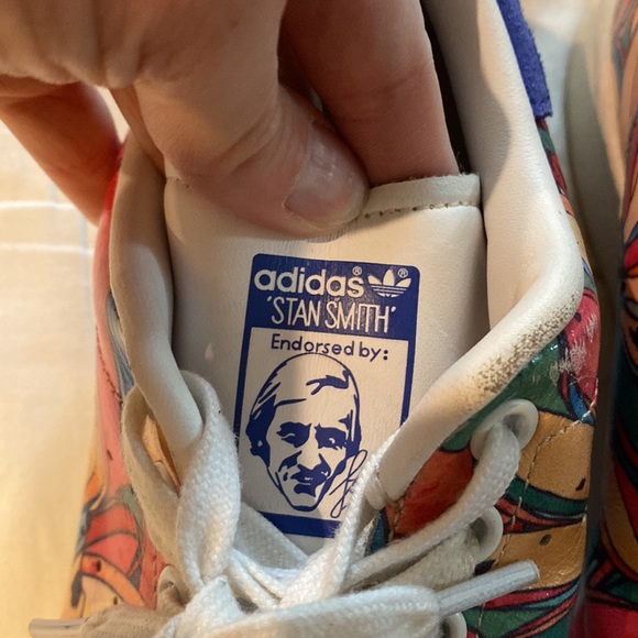 SOLD - Adidas Stan Smith Floral sneaker - Picture 2 of 4